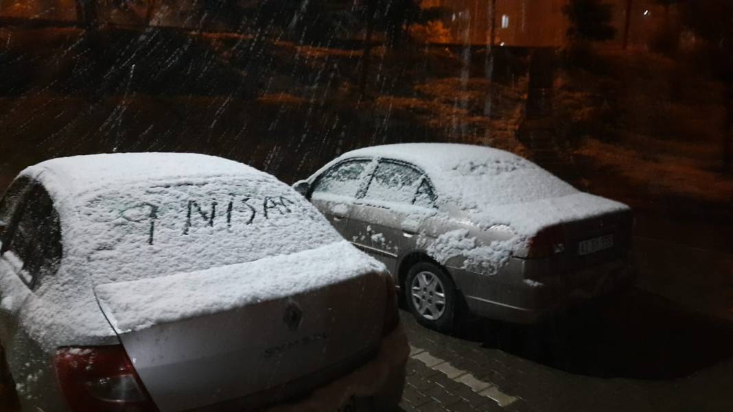 Konya özlediği kışı baharda yaşıyor 29